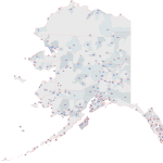 Alaska ZIP Code Map with Cities