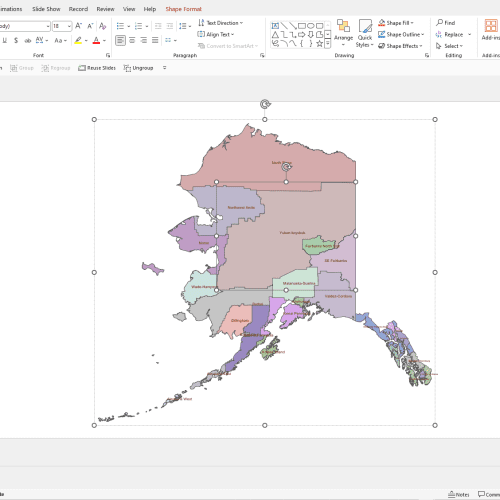 Alaska PowerPoint Map