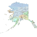 Alaska Road and City Map