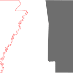 Arkansas Black Silhouette Free Map