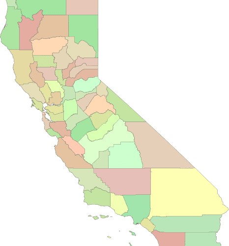 CA County layer