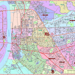 Baton Rouge, Louisiana Vector Map