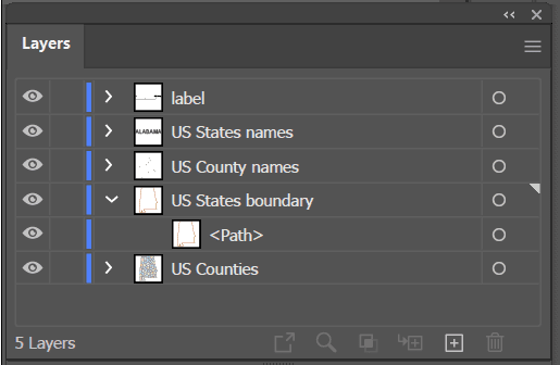 Alabama county layers