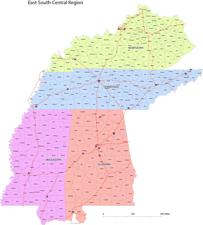 East South Central Region