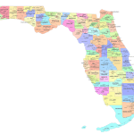 Florida County and Communities Map