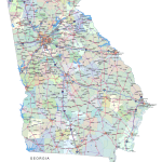 Georgia Road and City Map