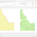 Idaho PowerPoint County Map