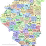 Illinois County and Communities Map