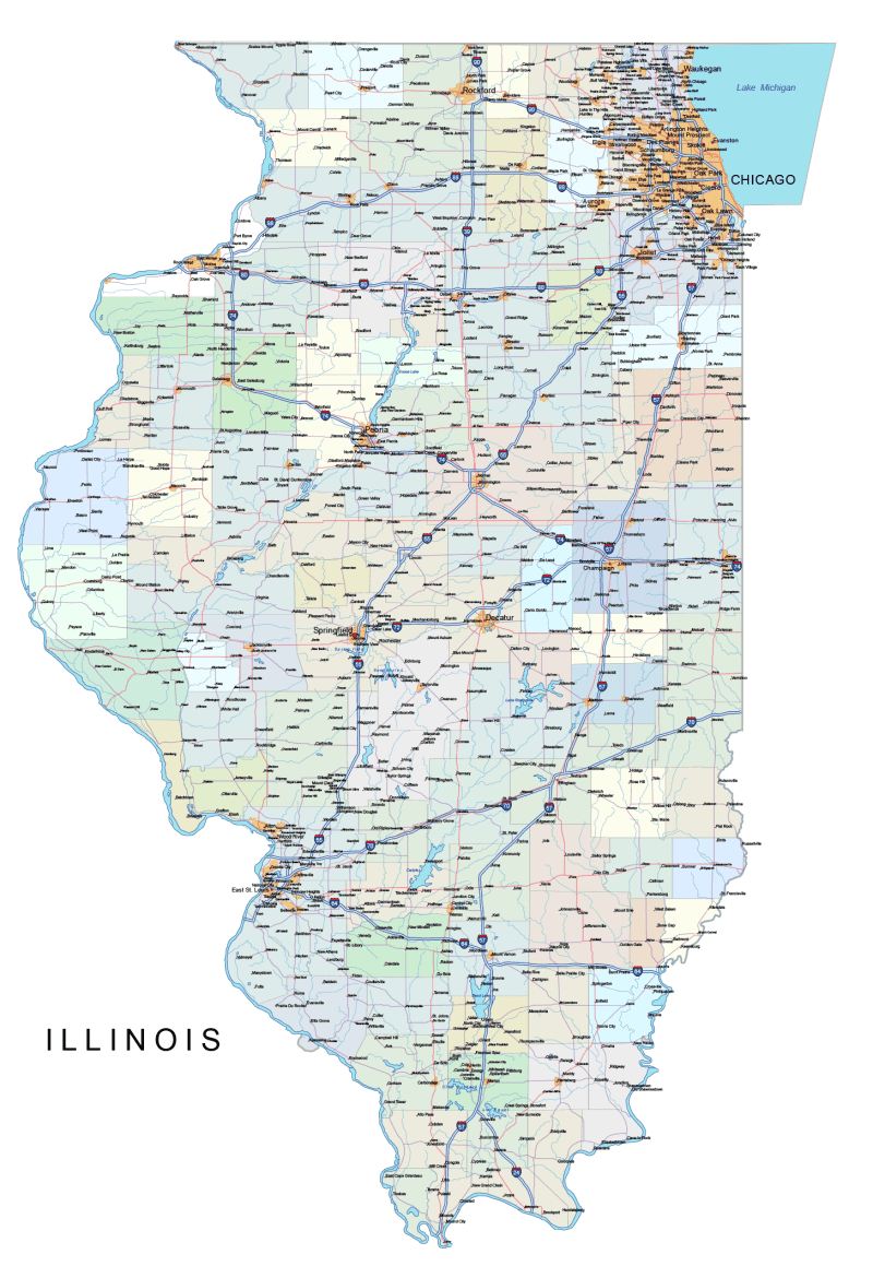 USA city maps, USA road maps