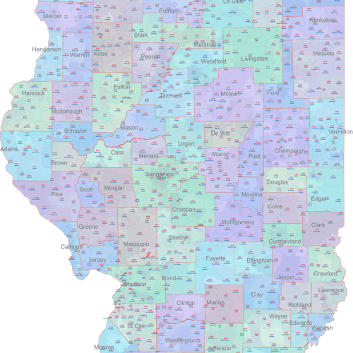 Illinois-zip-code-city-county-map-detail1