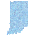 Indiana ZIP Code Map With Cities