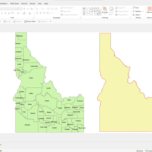 Iowa County PowerPoint Map