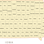 Iowa County Vector Map