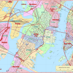 Jersey City Vector Map New Jersey