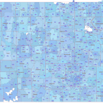 KS ZIP Code Map With Cities Counties