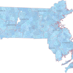MA ZIP Code Map With Cities Counties
