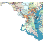 Maryland Road and City Map