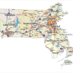 Massachusetts Road and City Map