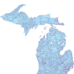 Michigan ZIP Code City County Map
