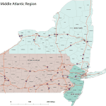 ProGrade Middle Atlantic County Map
