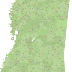 Mississippi ZIP Code Map With Cities