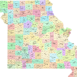 Missouri County and Communities Map