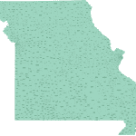 Missouri ZIP Code Map Basic