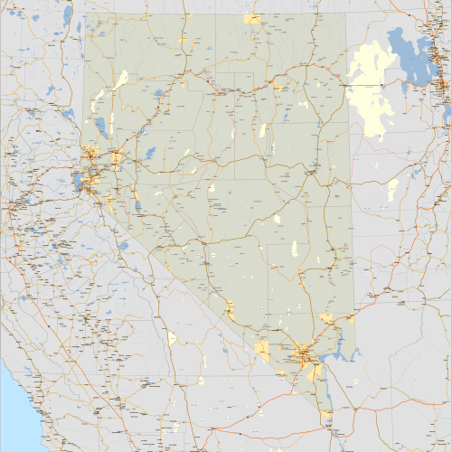 Nevada and Surrounding States