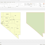 Nevada Powerpoint County Map