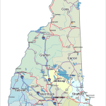 New Hampshire Road and City Map