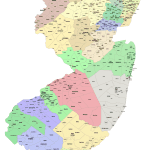 New Jersey County and Communities Map