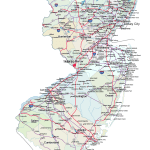New Jersey Road and City Map