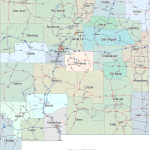 New Mexico Road and City Map
