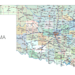Oklahoma Road and City Map