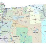 Oregon Road and City Map