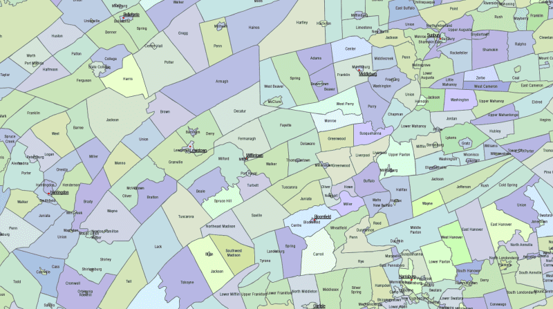 Pennsylvania Communities Map