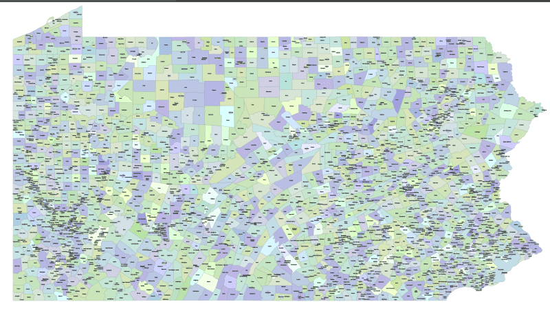 Pennsylvania Communities Map
