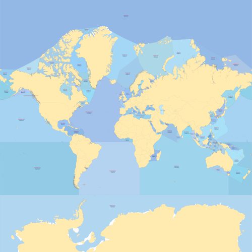 Seas and Oceans of the World