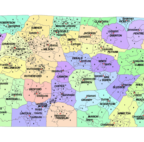 Tennessee Communities Map