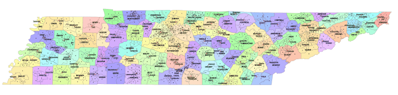 Tennessee Communities Map