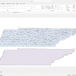 Tennessee PowerPoint Map