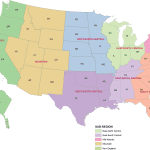 US Regions Albers Map