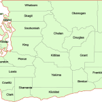 Washington Vector County Map