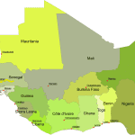 West Africa Digital Map