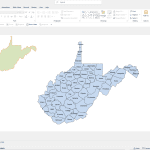 West Virginia PowerPoint Map