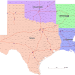 West South Central County Map