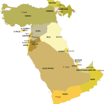 Western Asia Digital Map