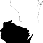 Wisconsin Free Cutout Map