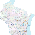 Wisconsin Road and City Map