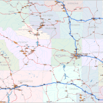 Wyoming Road and City Map